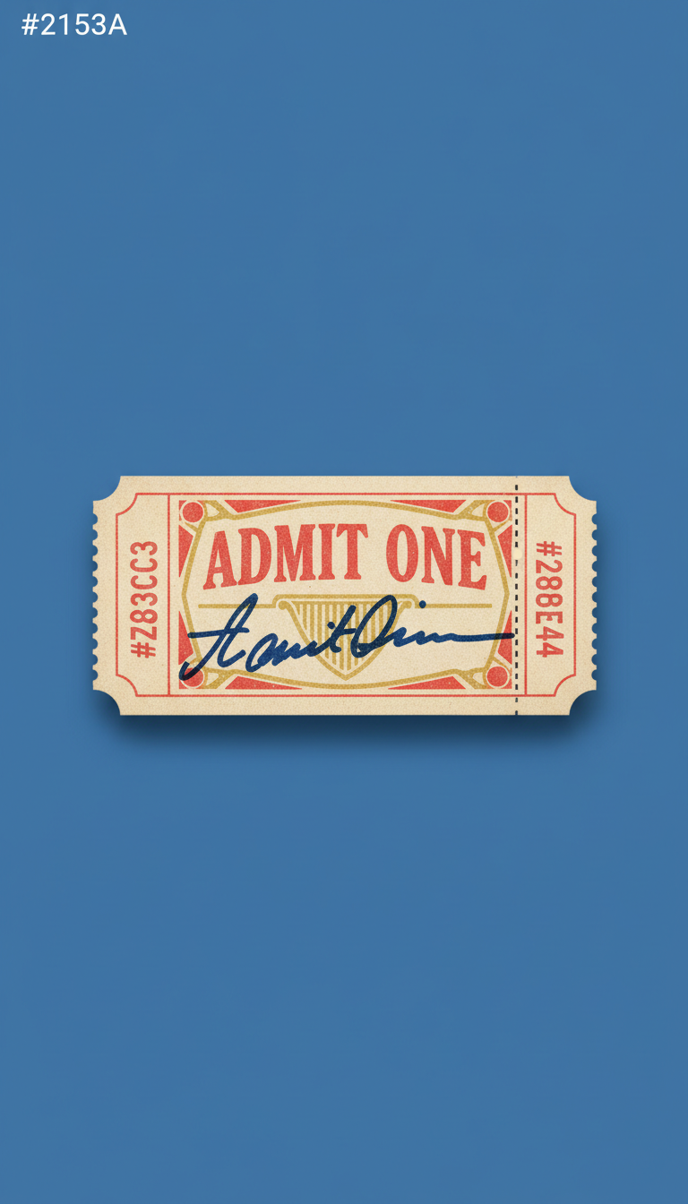 Signed Classic Sports Ticket Stub – Authenticated