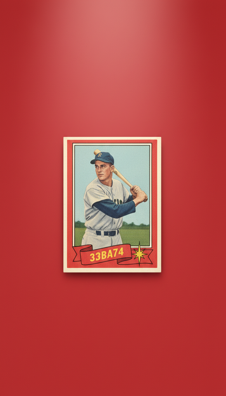 1956 Rookie Baseball Card – Original Print